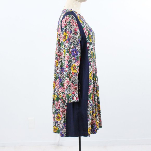 Band of Outsiders S/M Easter Dress Silk Floral Print Relaxed Tent Sundress - Picture 9 of 14